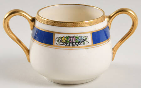M71 Chinese Blue Mini Open Sugar Bowl