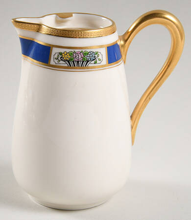 M71 Chinese Blue Hot Milk Pitcher No Lid