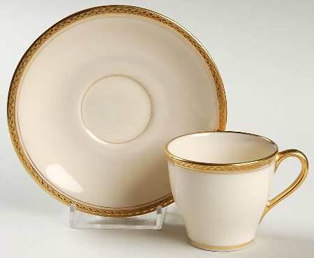 M8 Flat Demitasse Cup & Saucer Set by Lenox