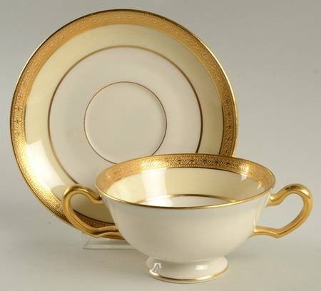 Madison Footed Bouillon Cup & Saucer