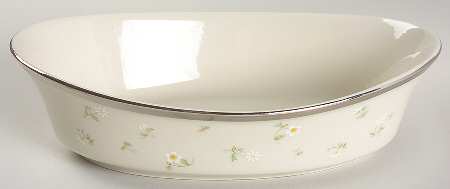 May Flowers 8" Oval Vegetable Bowl