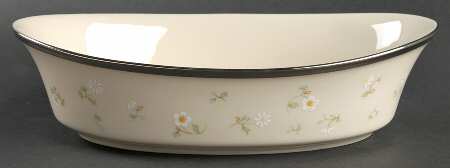 May Flowers 10" Oval Vegetable Bowl