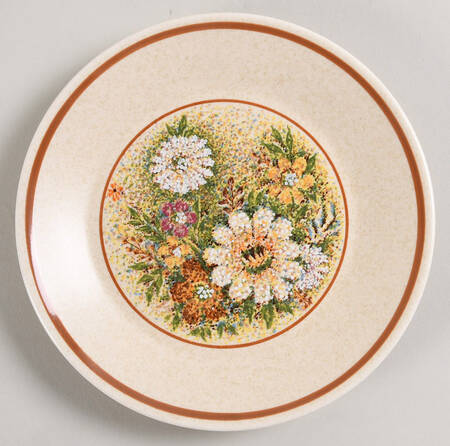 Magic Garden Bread & Butter Plate