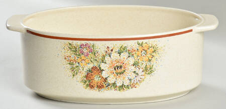 Magic Garden 10" Oval Open Casserole