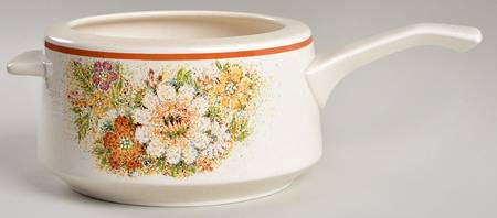 Magic Garden Open Fondue Pot