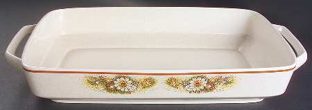 Magic Garden 13"  Rectangular Baker