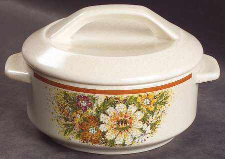 Magic Garden Individual Casserole & Lid