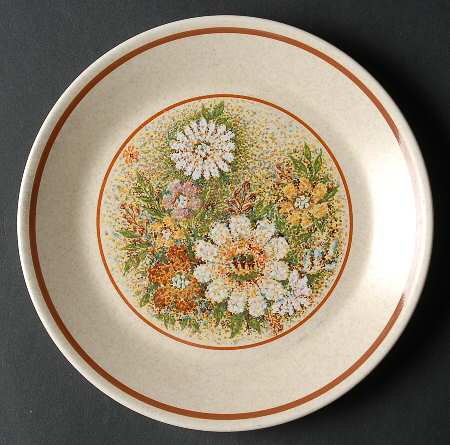 Magic Garden Salad Plate