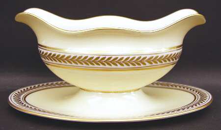 Malmaison Ivory Gravy Boat with Attached Underplate