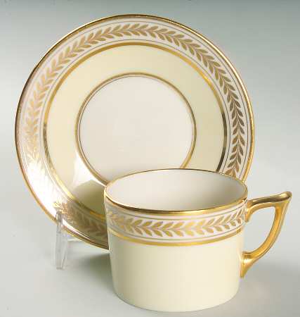 Malmaison Ivory Flat Cup & Saucer Set