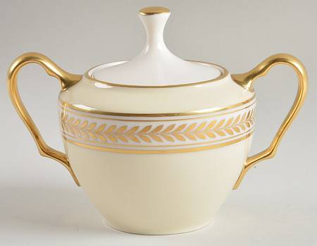 Malmaison Ivory Sugar Bowl & Lid