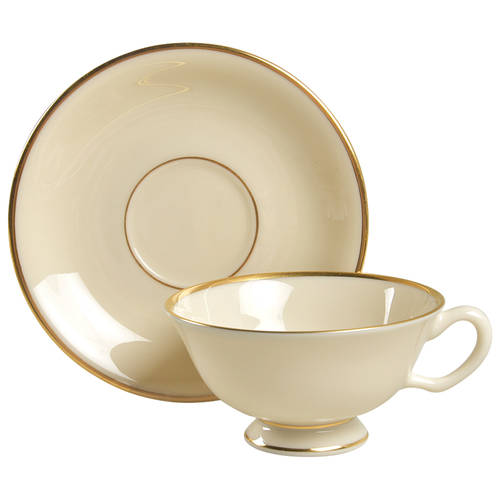 Mansfield Footed Cup & Saucer Set
