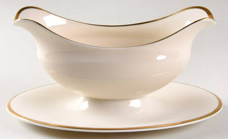 Mansfield Gravy Boat with Attached Underplate