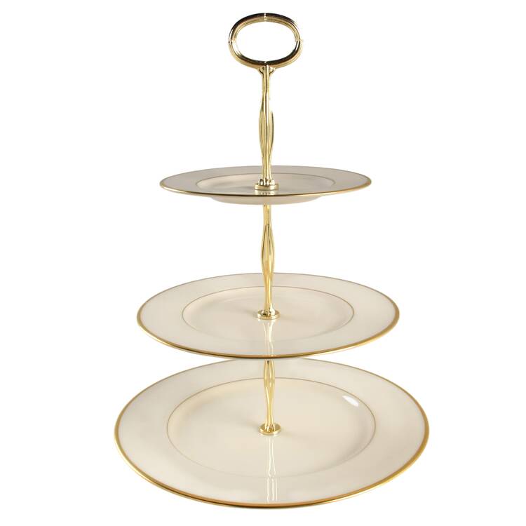 Mansfield 13 7/8"-14 1/4" 3-Tiered Serving Tray(DP,SP,BB) HC