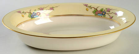 Mandarin 9" Oval Vegetable Bowl