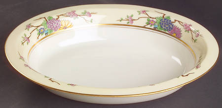 Mandarin 10" Oval Vegetable Bowl