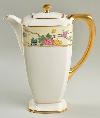 Mandarin Coffee Pot & Lid