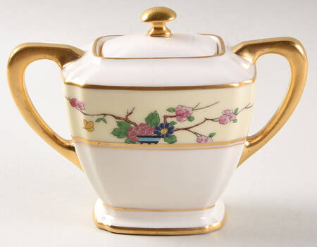 Mandarin Sugar Bowl & Lid