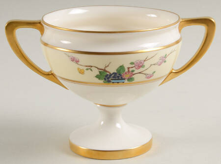 Mandarin Round Compote (Height X Width) by Lenox