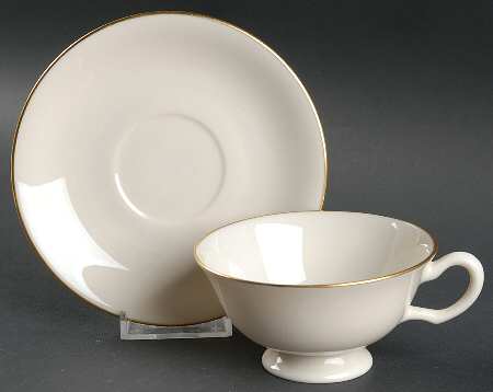 Manor Footed Cup & Saucer Set