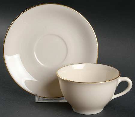 Manor Flat Cup & Saucer Set