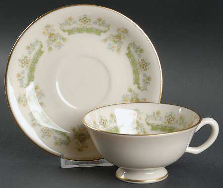 Marissa Footed Cup & Saucer Set