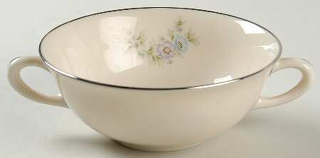 Maywood (Blue Floral) Flat Cream Soup Bowl