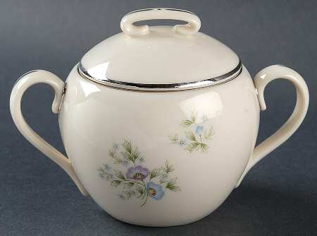 Maywood (Blue Floral) Sugar Bowl & Lid