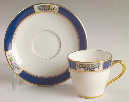 Meadowbrook Flat Demitasse Cup & Saucer Set