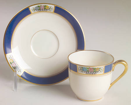 Meadowbrook Flat Demitasse Cup & Saucer Set