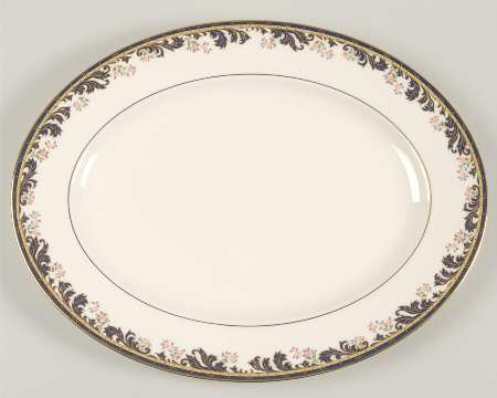 Meadow Breeze 13" Oval Serving Platter