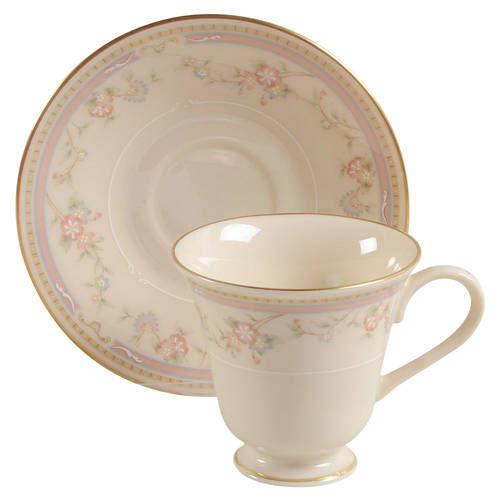Medford Footed Demitasse Cup & Saucer Set