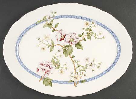 Melanie 16" Oval Serving Platter