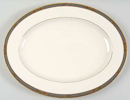 Melisande 16" Oval Serving Platter
