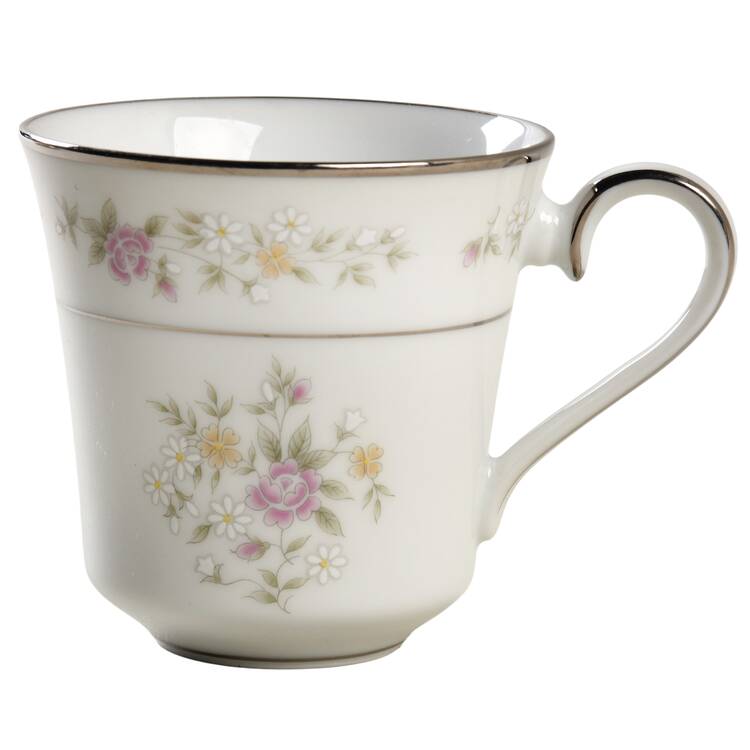 Meadow Pinks Flat Demitasse Cup