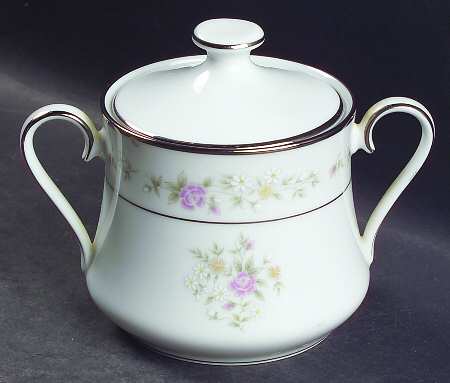 Meadow Pinks Sugar Bowl & Lid
