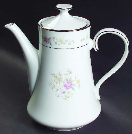 Meadow Pinks Coffee Pot & Lid