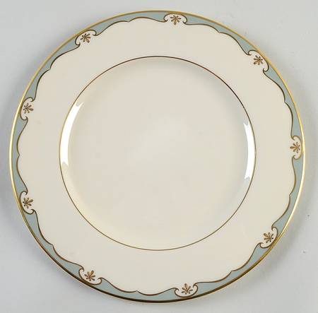 Meredith Turquoise Luncheon Plate