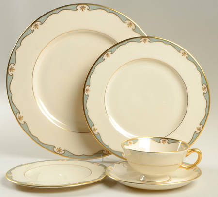 Meredith Turquoise 5 Piece Place Setting