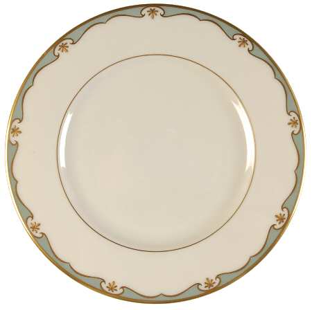 Meredith Turquoise Salad Plate