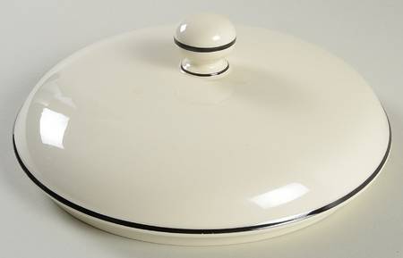 Midnight Blossoms Lid for Round Casserole Or Vegetable