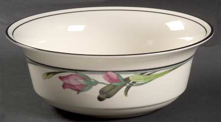 Midnight Blossoms 8" Round Vegetable Bowl by Lenox