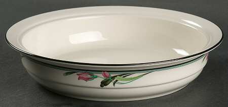 Midnight Blossoms 9" Round Vegetable Bowl by Lenox