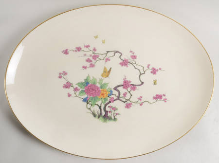 Ming Coupe 18" Oval Serving Platter