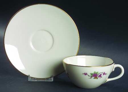 Ming Coupe Flat Cup & Saucer Set