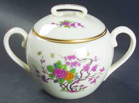 Ming Coupe Sugar Bowl & Lid
