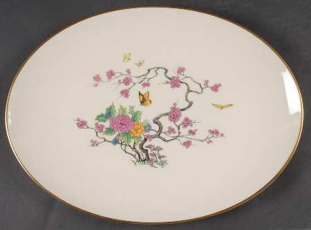 Ming Coupe 13" Oval Serving Platter