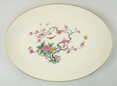 Ming Coupe 16" Oval Serving Platter