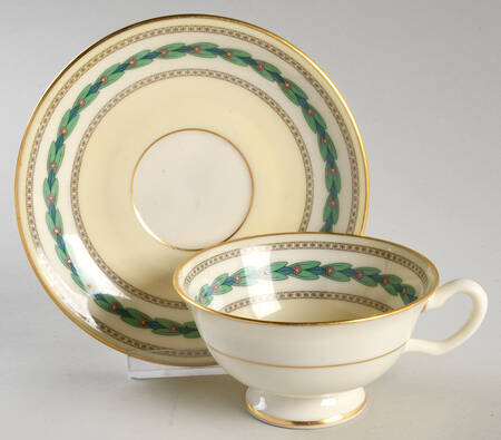 Minerva Footed Cup & Saucer Set by Lenox