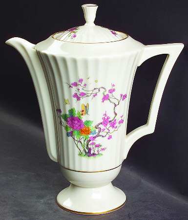 Ming Temple Coffee Pot & Lid